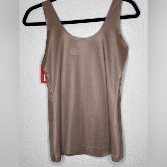 Spanx NWT Thinstincts 2.0 shapewear tank women’s XL in cafe au late - Picture 7 of 9